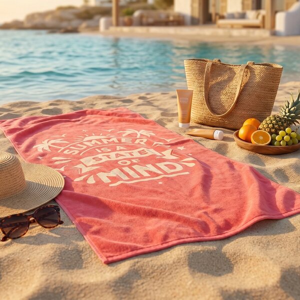 Πετσέτα Θαλάσσης (80x160) Easy Home Velour Summer