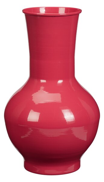 Διακοσμητικό Βάζο (Φ20x33.5) K-M Shiny Pink FZ1002540
