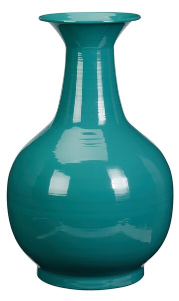 Διακοσμητικό Βάζο (Φ24x38) K-M Shiny Green FZ1002580