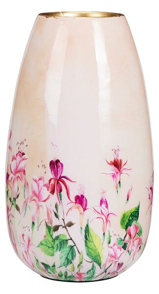 Διακοσμητικό Βάζο (Φ14.5x25) K-M Pink Flower A67825300