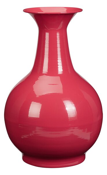 Διακοσμητικό Βάζο (Φ24x38) K-M Shiny Pink FZ1002570