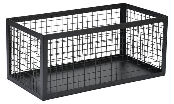 Καλάθι Αποθήκευσης (23.5x15x11) Estia Cage Μαύρο 02-27650