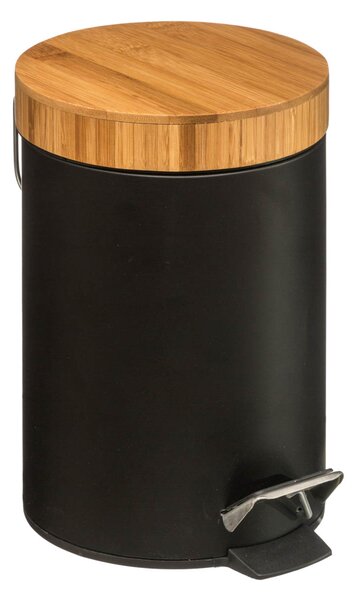 Κάδος Απορριμμάτων Μπάνιου (Φ17x25.5) F-V 3lt Natureo Black 140801N