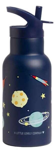 Παγούρι - Θερμός 350ml Με Καλαμάκι Α Little Lovely Company Space DBSSSP39