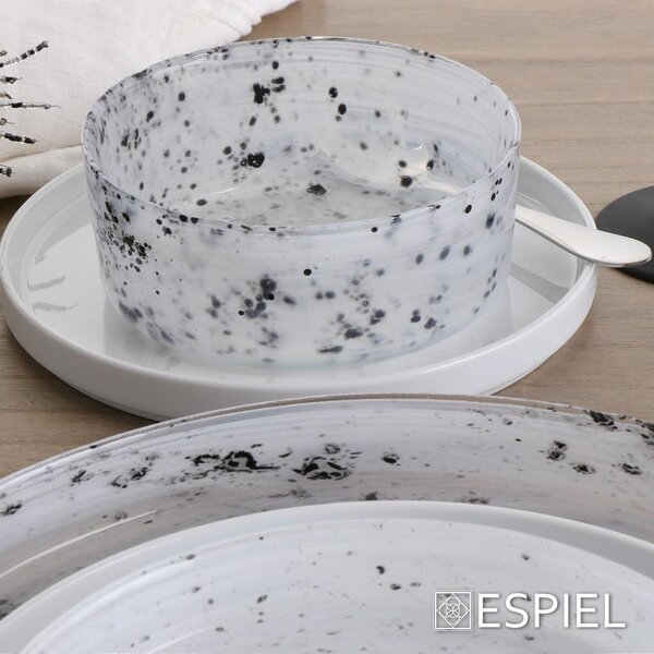 Μπολ (Φ11) Espiel Atlas Alabaster White/Black HOR1626K6