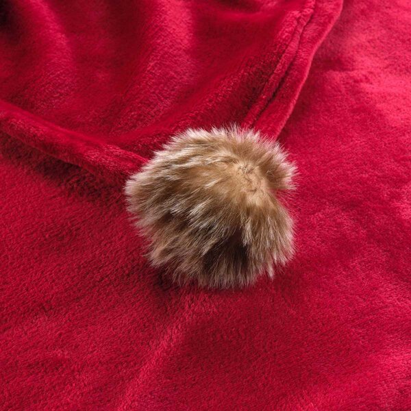 Κουβέρτα Καναπέ Fleece (125x150) L-C Snowy Rouge 1611405