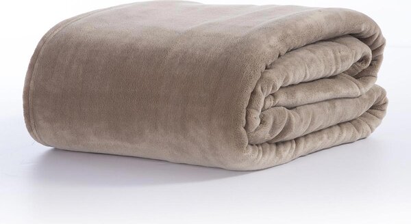 Κουβέρτα Fleece Υπέρδιπλη (220x240) Nef-Nef Homeware Cosy Beige
