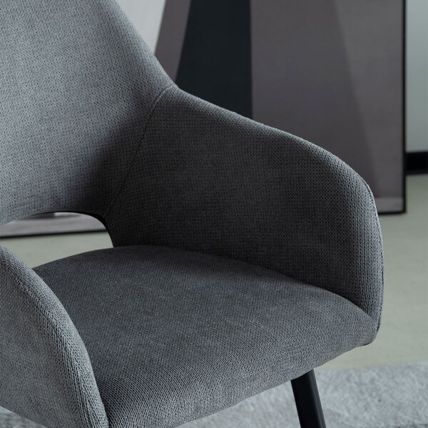 Καρέκλα Τραπεζαρίας (60.5x55x83) Spitishop Tiyana Grey