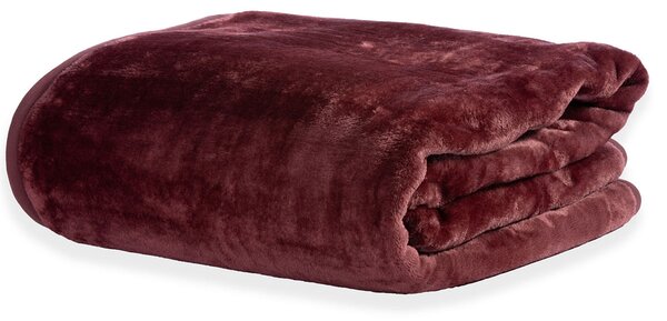 Κουβέρτα Βελουτέ Υπέρδιπλη (220x240) Nef-Nef Homeware Loft 22 Bordo-1142