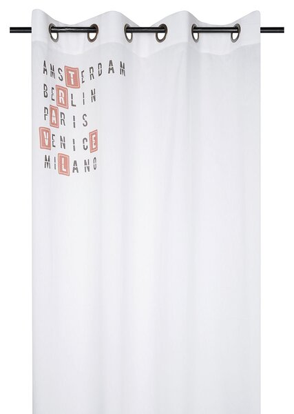 Κουρτίνα (140x260) Με Τρουκς S-F City Travel Ecru R6B375001VL