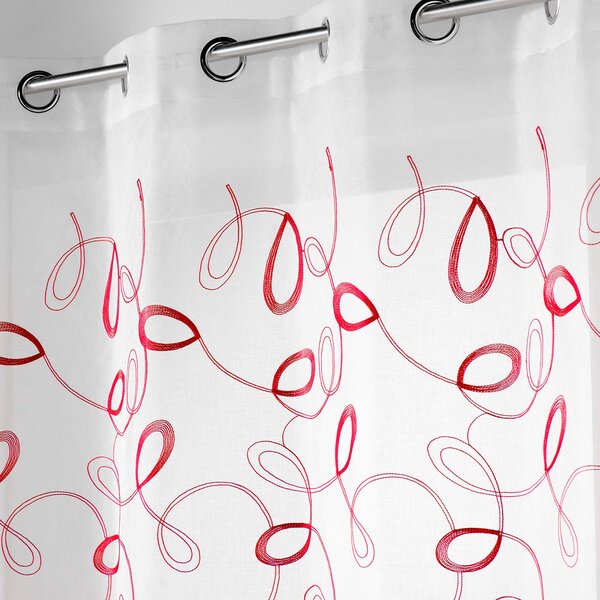 Κουρτίνα (140x240) Με Τρουκς L-C Hoops Rouge 1626969