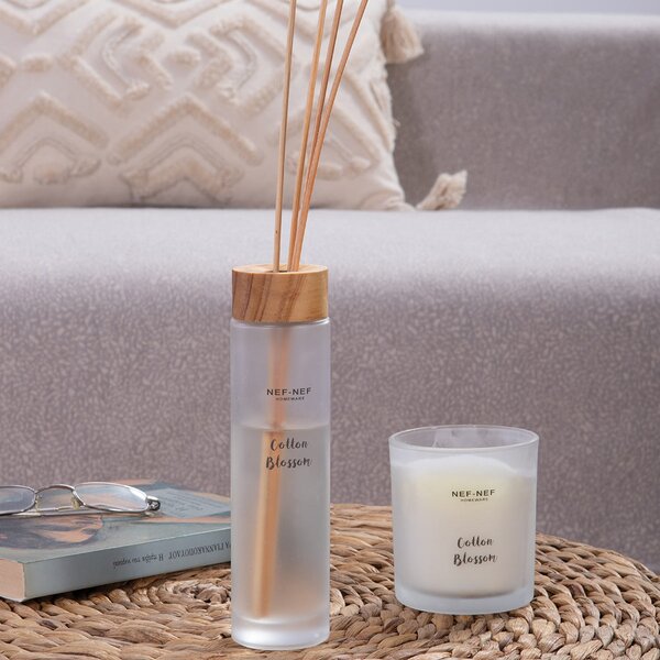 Αρωματικό Χώρου 200ml Με Στικς Nef-Nef Homeware Cotton Blossom