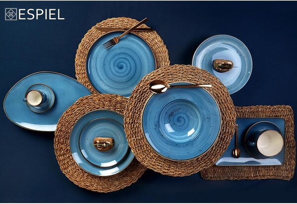 Πιατέλα Σερβιρίσματος Ορθογώνια (30.5x21) Espiel Terra Blue TLF108K6