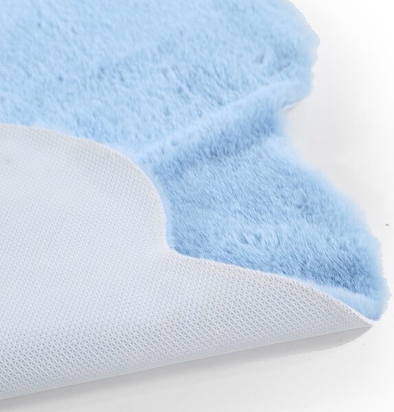Παιδικό Χαλί Γούνινο (100x100) Royal Carpet Bunny Kids Heart Blue