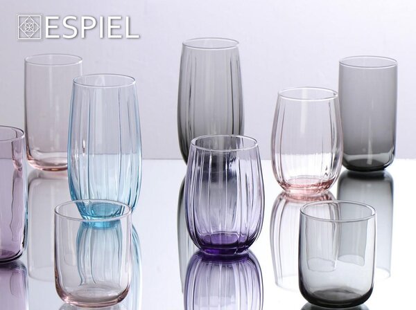 Ποτήρι Νερού 280ml Pasabahce By Espiel Iconic Purple SP420112K6V