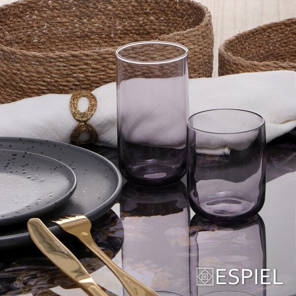 Ποτήρι Νερού 280ml Pasabahce By Espiel Iconic Purple SP420112K6V