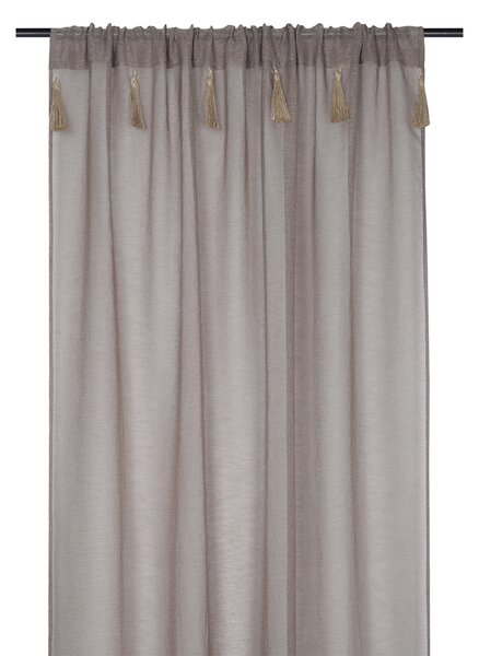 Κουρτίνα (140x260) Με Τούνελ S-F Ibiza Taupe R6B220003VL