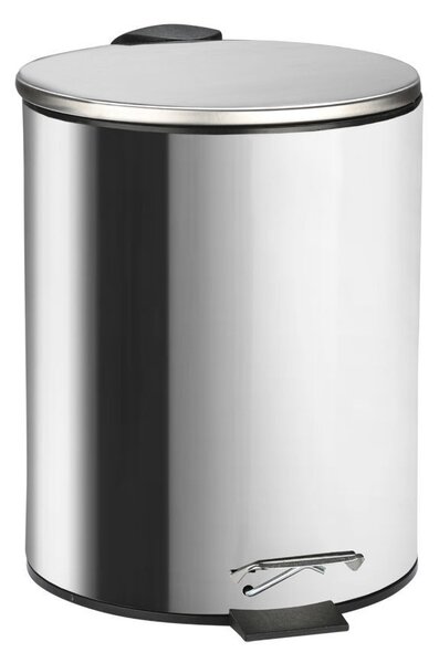 Κάδος Απορριμμάτων Μπάνιου (Φ20x28) Homely 5lt Inox Matt 02-0059