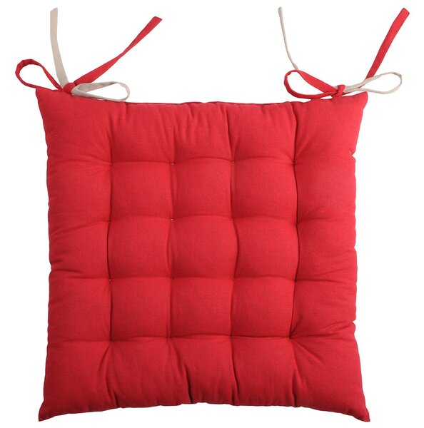 Μαξιλάρι Καρέκλας 2 Όψεων (40x40) S-F Duo Rouge/Lin CU1490041GAL