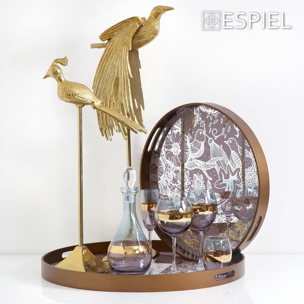 Ποτήρι Σαμπάνιας Κολωνάτο 215ml Espiel Elodie Purple RAB214K6
