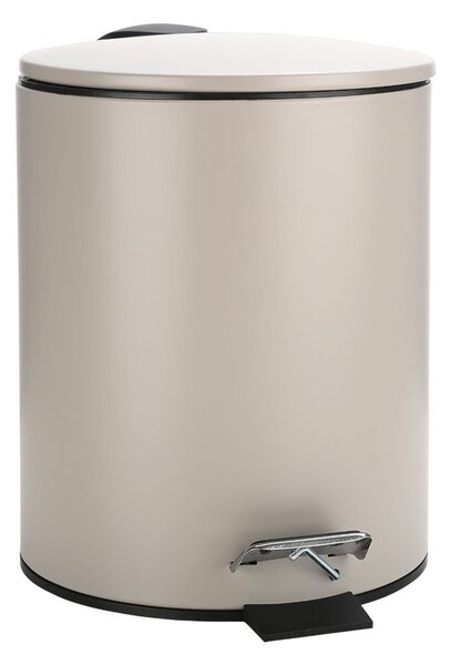 Κάδος Απορριμμάτων Μπάνιου (Φ20x28) Homely 5lt Classic Taupe Matt 02-5580