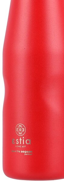 Μπουκάλι Θερμός 500ml Estia Save The Aegean Scarlet Red 01-8543