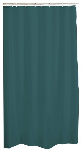 Κουρτίνα Μπάνιου Πλαστική (180x200) Με Κρίκους L-C Vitamine Peva Bleu Emeraude 6RD150EM