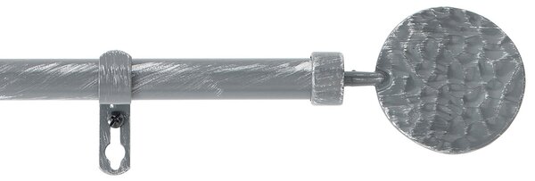 Κουρτινόξυλο Φ19mm Μονό Επεκτεινόμενο 210-380cm Με Άκρα L-C Bullette Gris/Argent 1900503