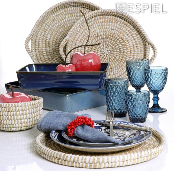 Ποτήρι Νερού Κολωνάτο 280ml Espiel Tristar Blue Marine TIR105K6