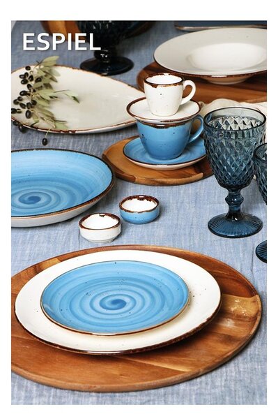 Ποτήρι Νερού Κολωνάτο 280ml Espiel Tristar Blue Marine TIR105K6