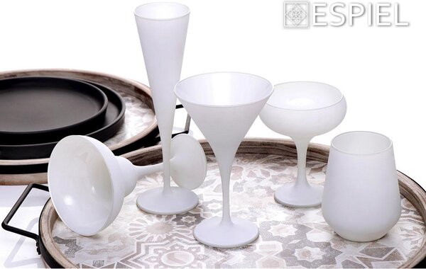 Ποτήρι Σαμπάνιας Κολωνάτο 270ml Espiel Maya White RAB336K6
