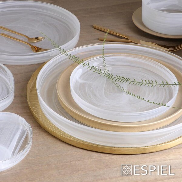 Πιάτο Φαγητού Ρηχό (Φ21) Espiel Atlas Alabaster White HOR1621K6