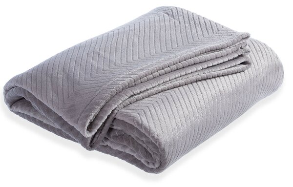 Διακοσμητικό Ριχτάρι Fleece/Κουβέρτα Καναπέ (130x180) Nef-Nef Homeware Dakari Grey