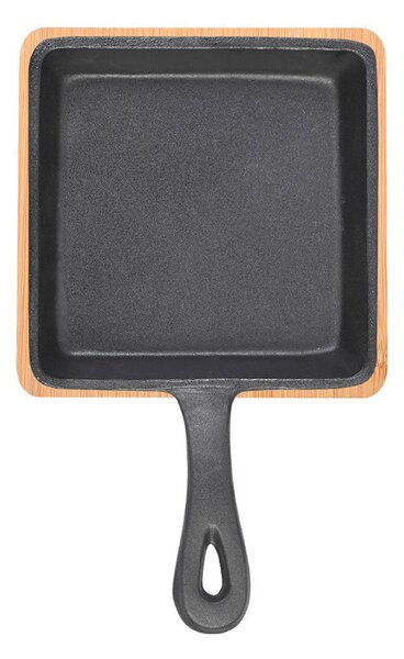 Τηγάνι Μαντεμένιο Με Βάση (14x14) Estia Iron 01-18689