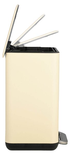 Κάδος Απορριμμάτων Μπάνιου (24.1x21.3x31.6) Estia 6lt Cubic Ivory 02-20989