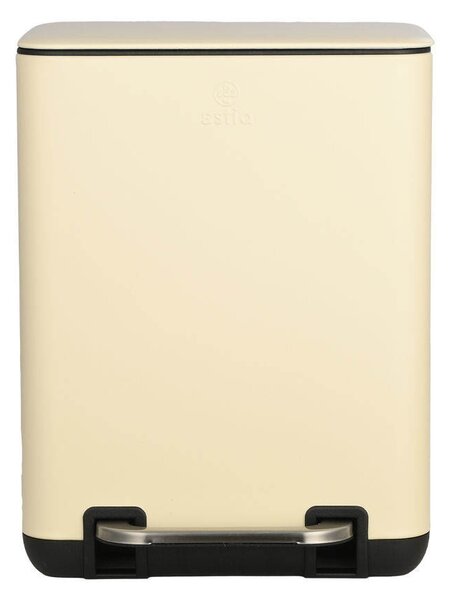 Κάδος Απορριμμάτων Μπάνιου (24.1x21.3x31.6) Estia 6lt Cubic Ivory 02-20989