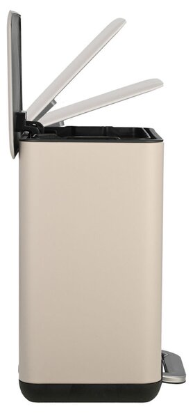 Κάδος Απορριμμάτων Μπάνιου (24.1x21.3x31.6) Estia 6lt Soft Close Taupe 02-20972