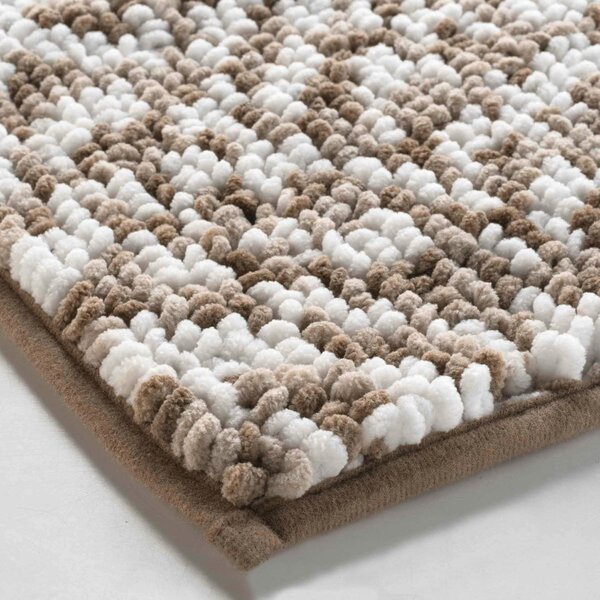 Πατάκι Μπάνιου (45x75) L-C Friza Sand - Brown 1802085