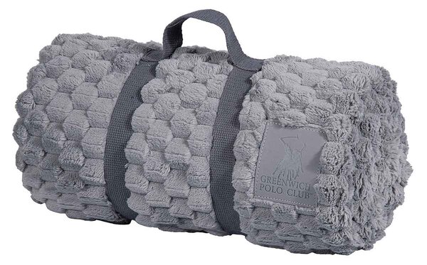 Κουβέρτα Καναπέ Fleece (130x170) Greenwich Polo Club Essential 3476 Grey