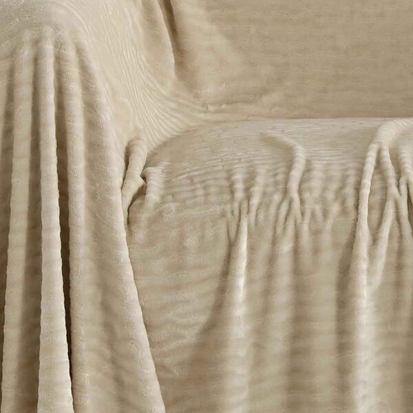 Ριχτάρι Καναπέ Διθέσιου Fleece (170x250) Melinen Enzo Beige