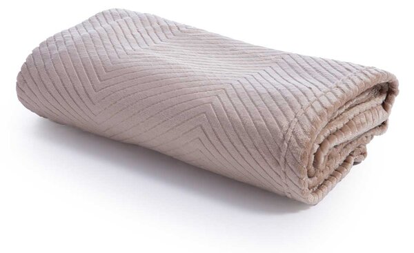 Διακοσμητικό Ριχτάρι Fleece/Κουβέρτα Καναπέ (130x180) Nef-Nef Homeware Dakari Beige