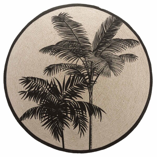 Στρογγυλό Χαλί Καλοκαιρινό (Φ120) L-C Tropic Nature 1741132